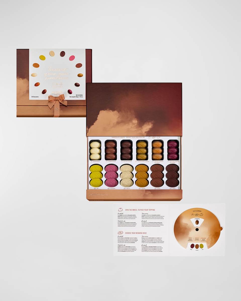 Chocolate Duets Silver Box - 36 pc